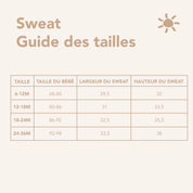 Sweat bébé - Pitchoun au grand coeur Mistralou
