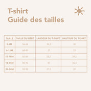 T-shirt bébé - Soleil, Cigales et Doudou Mistralou